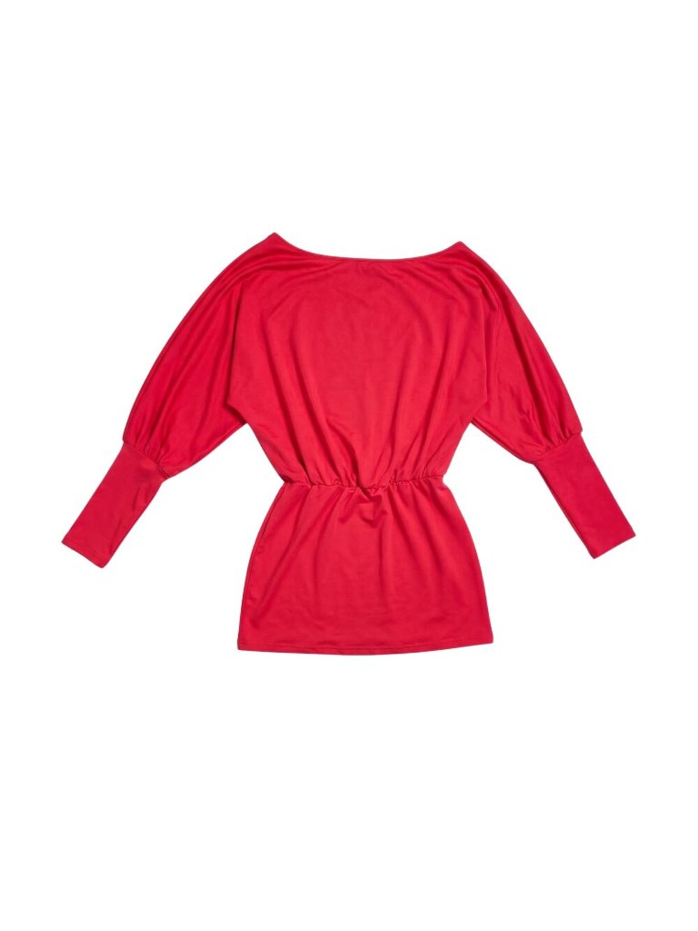 NWT | Soly Hux Red Off-Shoulder Batwing Sleeve Slouchy Blouse Medium